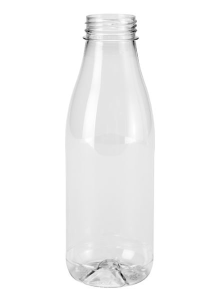 Milchflaschen r-PET | rund | 1 l
